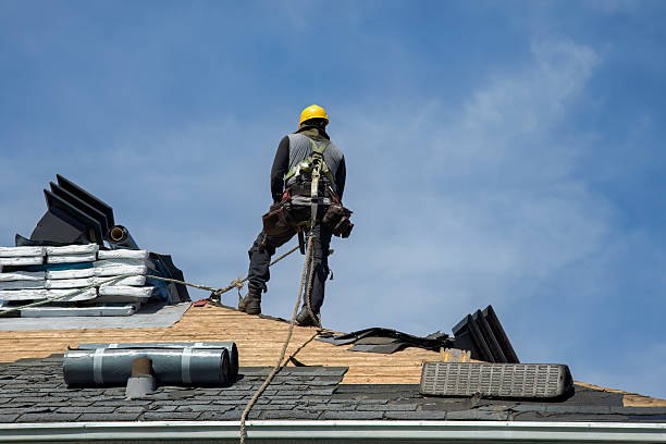 Professional Gutter Installation technician working in Maumee, OH